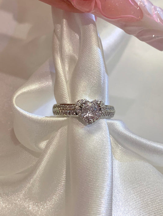 Silver Heart Ring