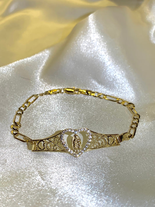 Heart Virgen Bracelet
