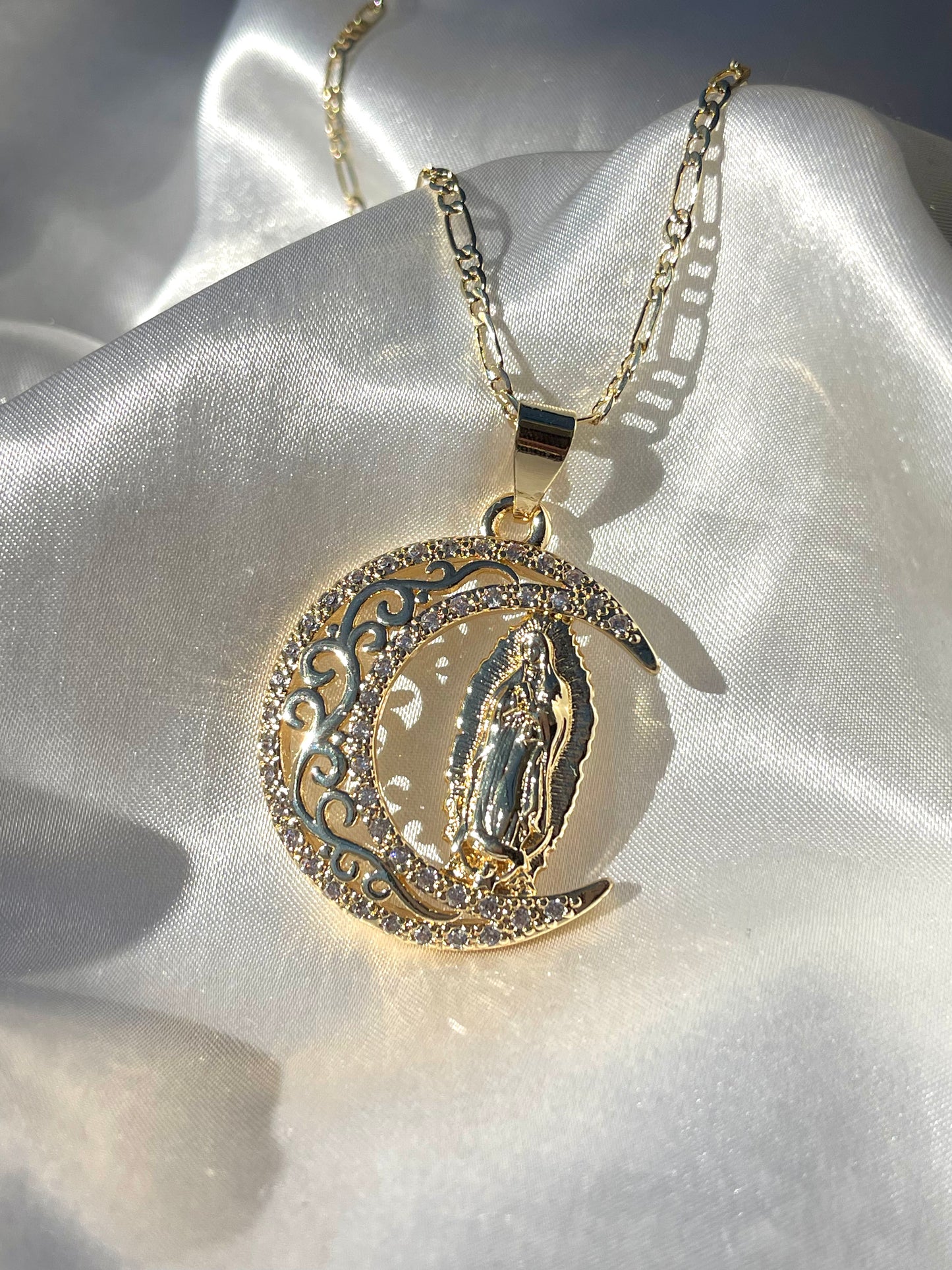 Virgen Moon Necklace