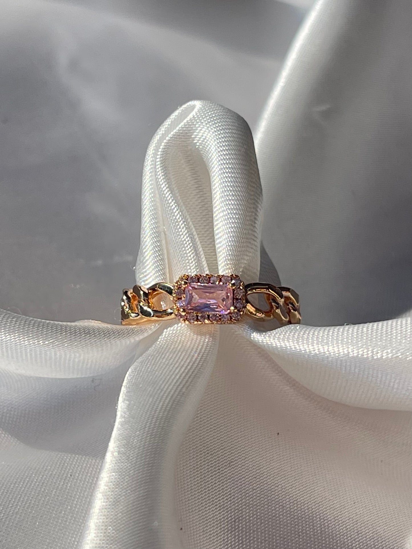 Pink Diamond Ring