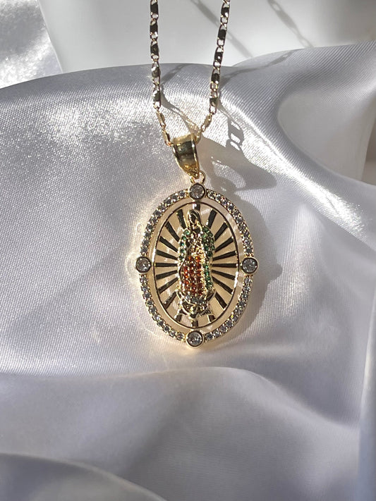 Virgen Diamond Necklace New