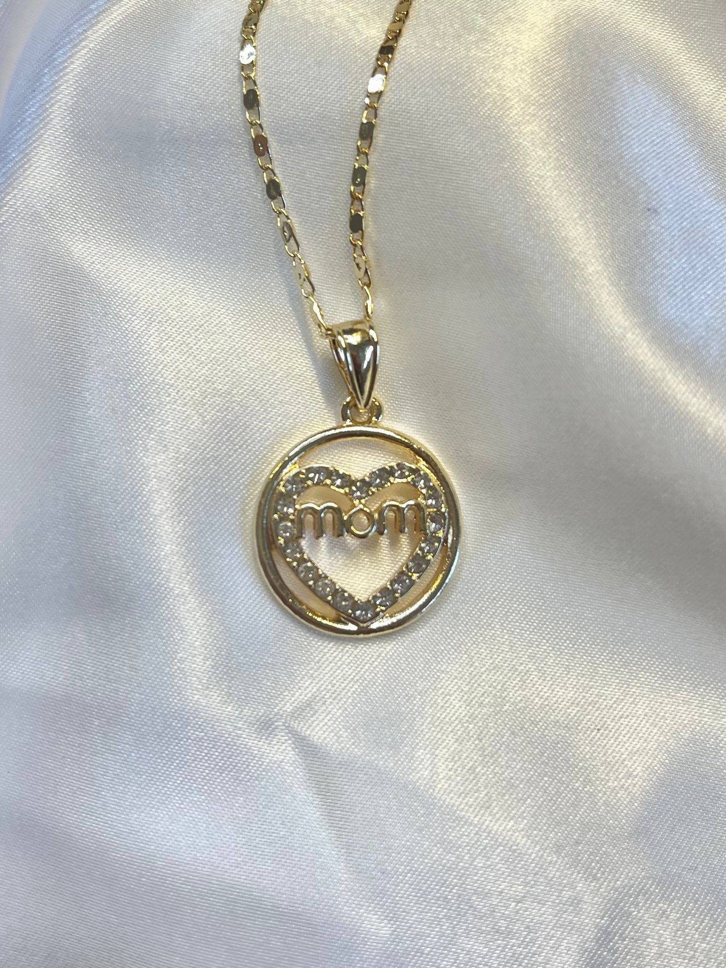 Mom Heart Necklace