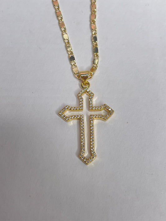 Sparkly Cross Necklace ✨